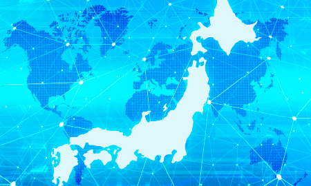 全国へのネットワーク写真
